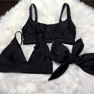 Aerie Bikini Swimsuit Top Bundle Triangle and Strapless